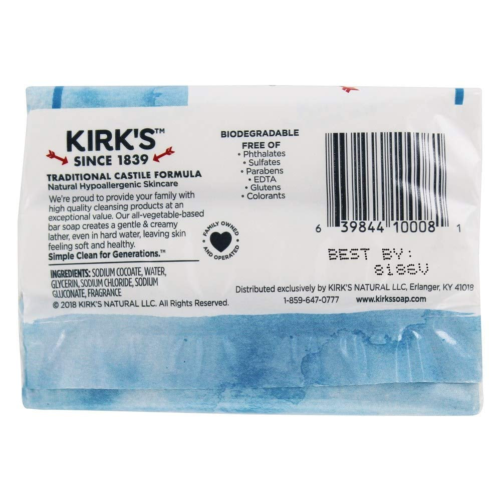 Kirk's Coco Castile Soap - Set of 3