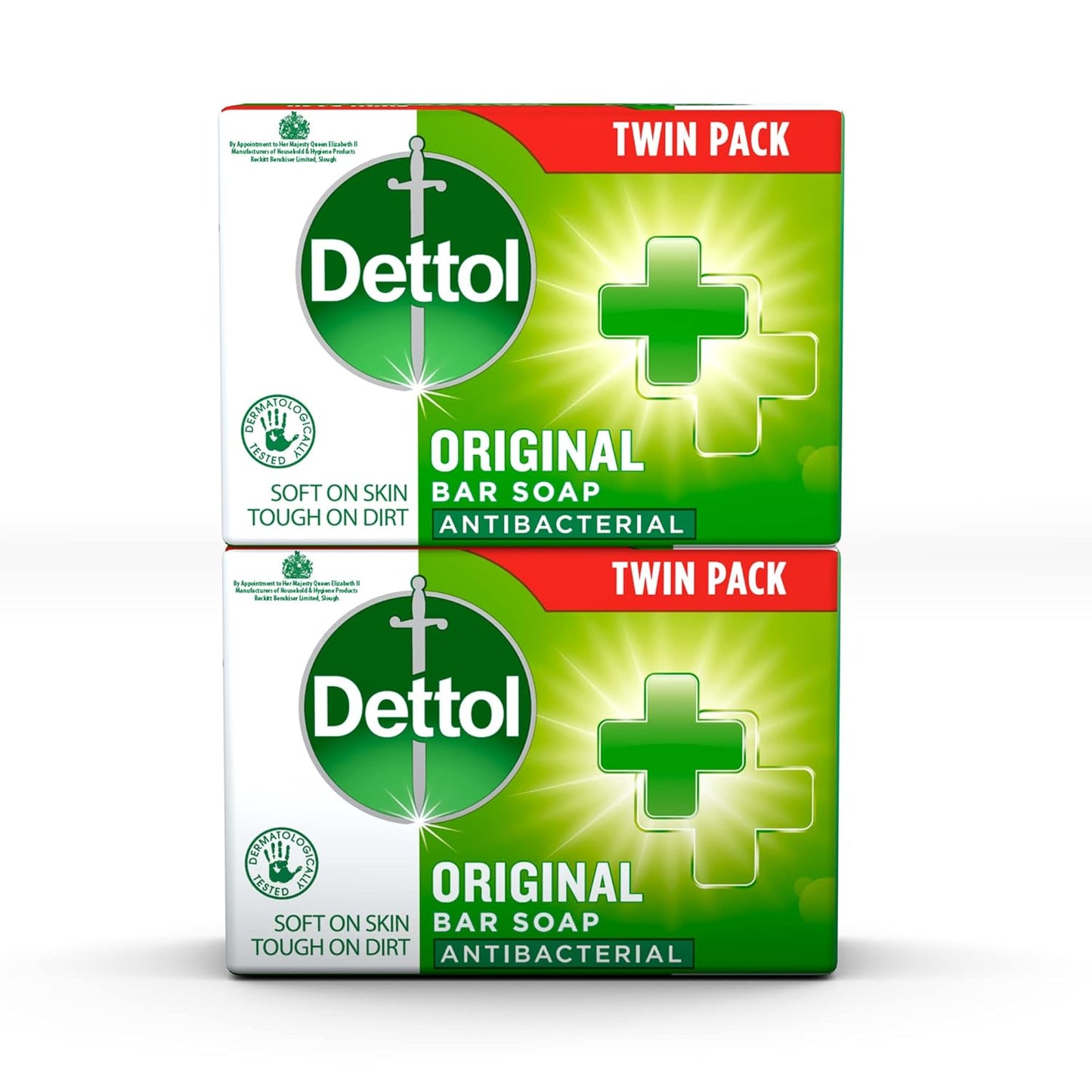 Original Antibacterial Soap Twin Pack 100g - Dermatologically Tested