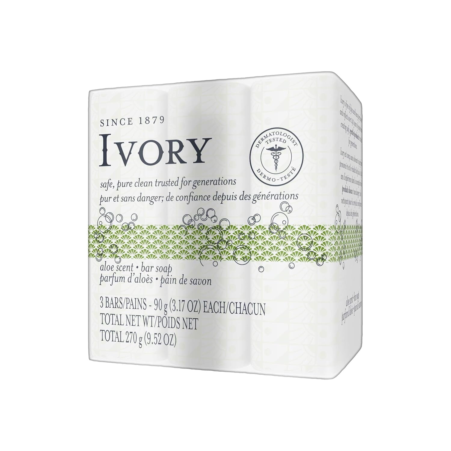 Simply Aloe Bath Bar - Pack of 3
