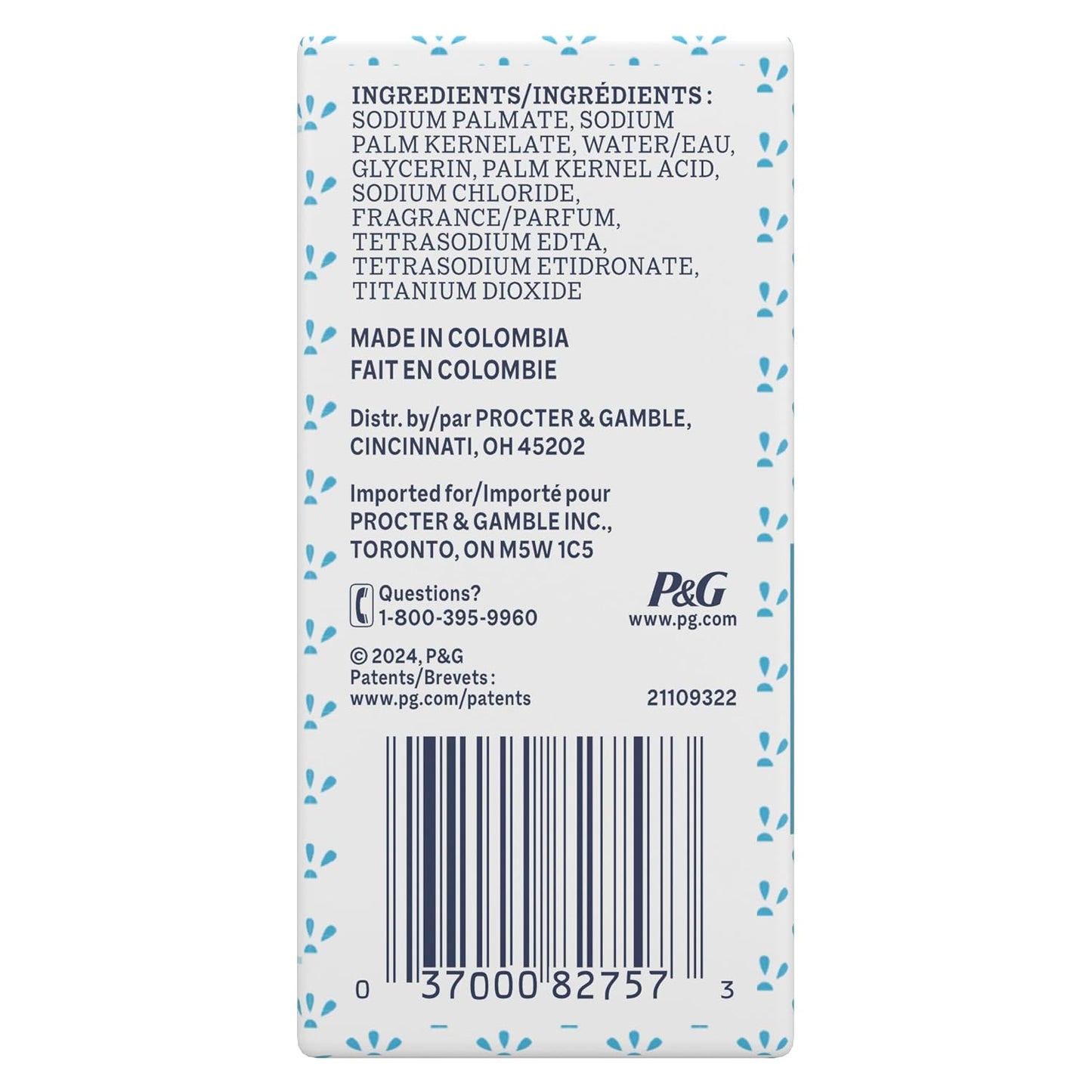 Gentle Bath Bar Soap for All Ages, 99.44% Pure Formula with Plant-Based Cleansers, Free from Heavy Perfumes, Parabens, and Phthalates, Original Scent, 4.0 Oz (4 Count)