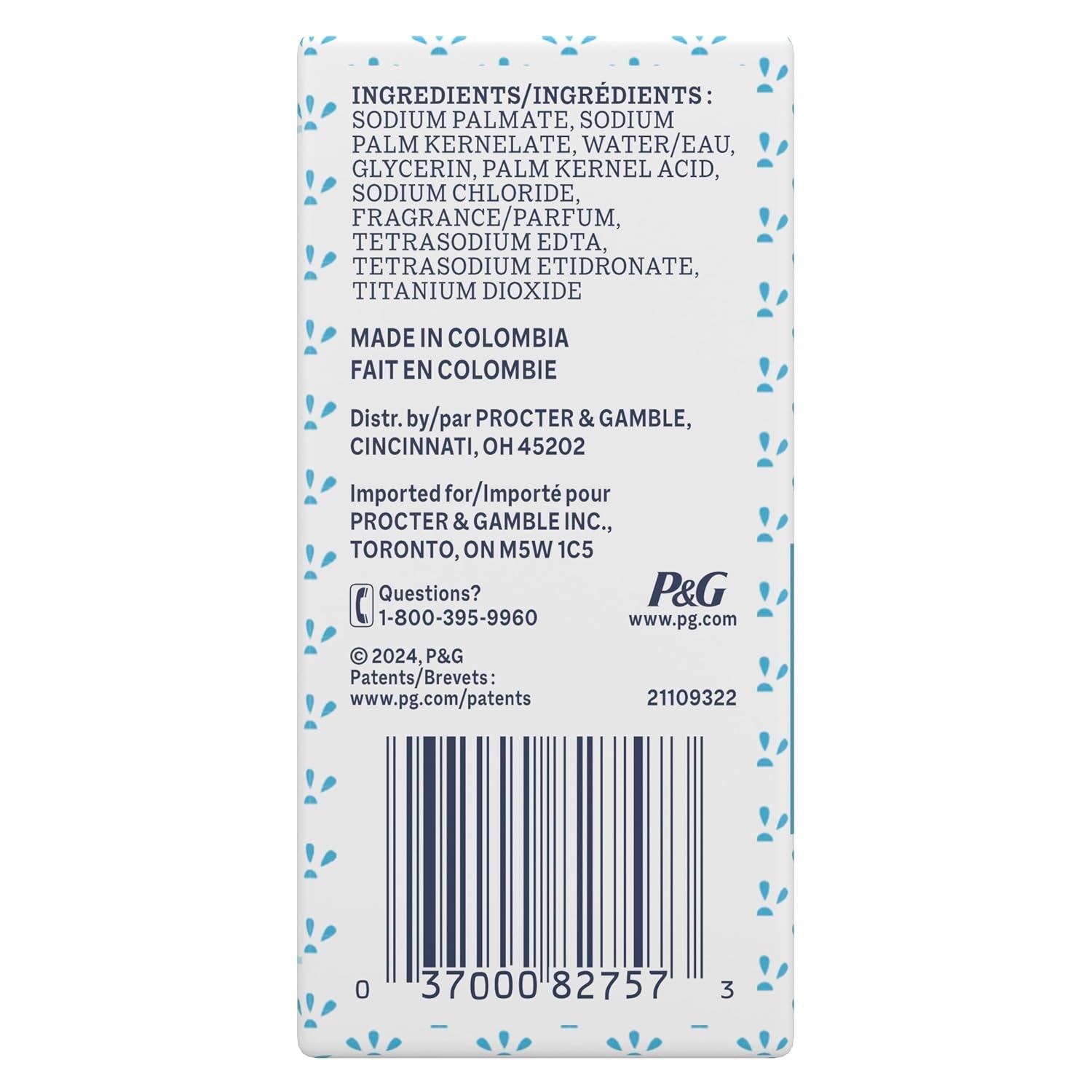 Gentle Bath Bar Soap for All Ages, 99.44% Pure Formula with Plant-Based Cleansers, Free from Heavy Perfumes, Parabens, and Phthalates, Original Scent, 4.0 Oz (4 Count)