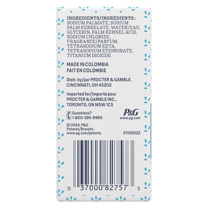 Gentle Bath Bar Soap for All Ages, 99.44% Pure Formula with Plant-Based Cleansers, Free from Heavy Perfumes, Parabens, and Phthalates, Original Scent, 4.0 Oz (4 Count)