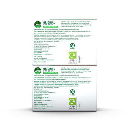 Original Antibacterial Soap Twin Pack 100g - Dermatologically Tested