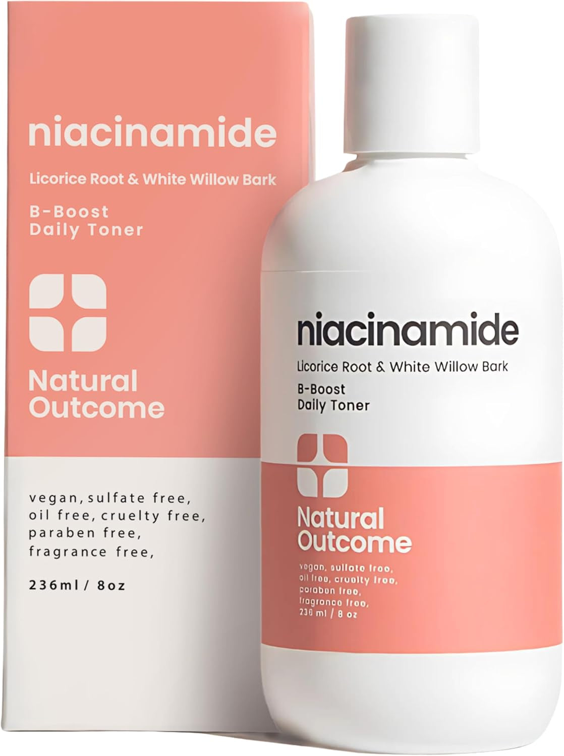 Niacinamide Facial Toner | Radiance-Enhancing Formula with Salicylic Acid & Aloe Vera | Advanced Toning Solution for Skin Rejuvenation & Pore Minimization | Fragrance-Free | 8 Oz