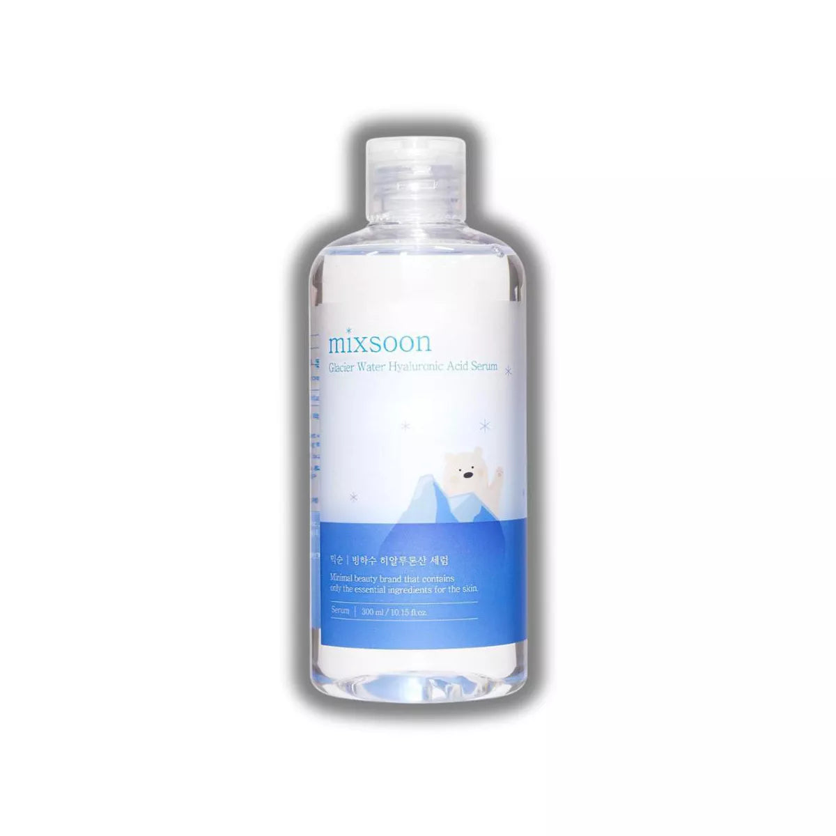 Mixsoon Glacier Water Hyaluronic Acid Serum - Non-Greasy Hydration Booster and Firming Facial Serum for Radiance (10.14 Oz)