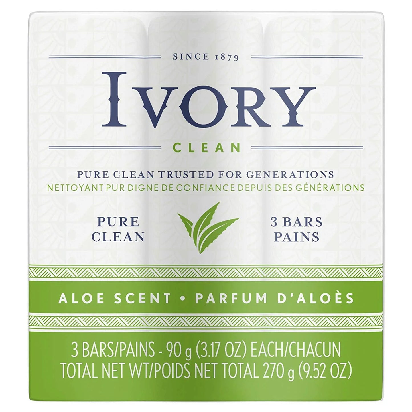Simply Aloe Bath Bar, Set of 3