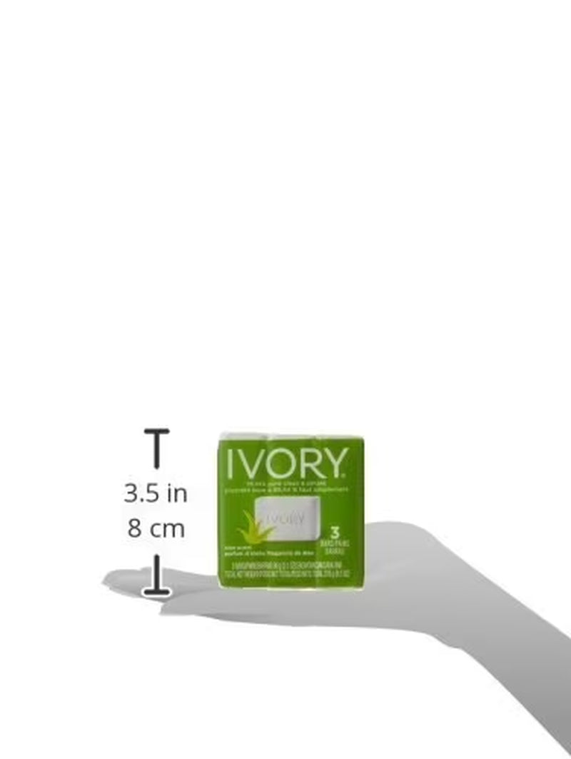 Simply Aloe Bath Bar, Set of 3