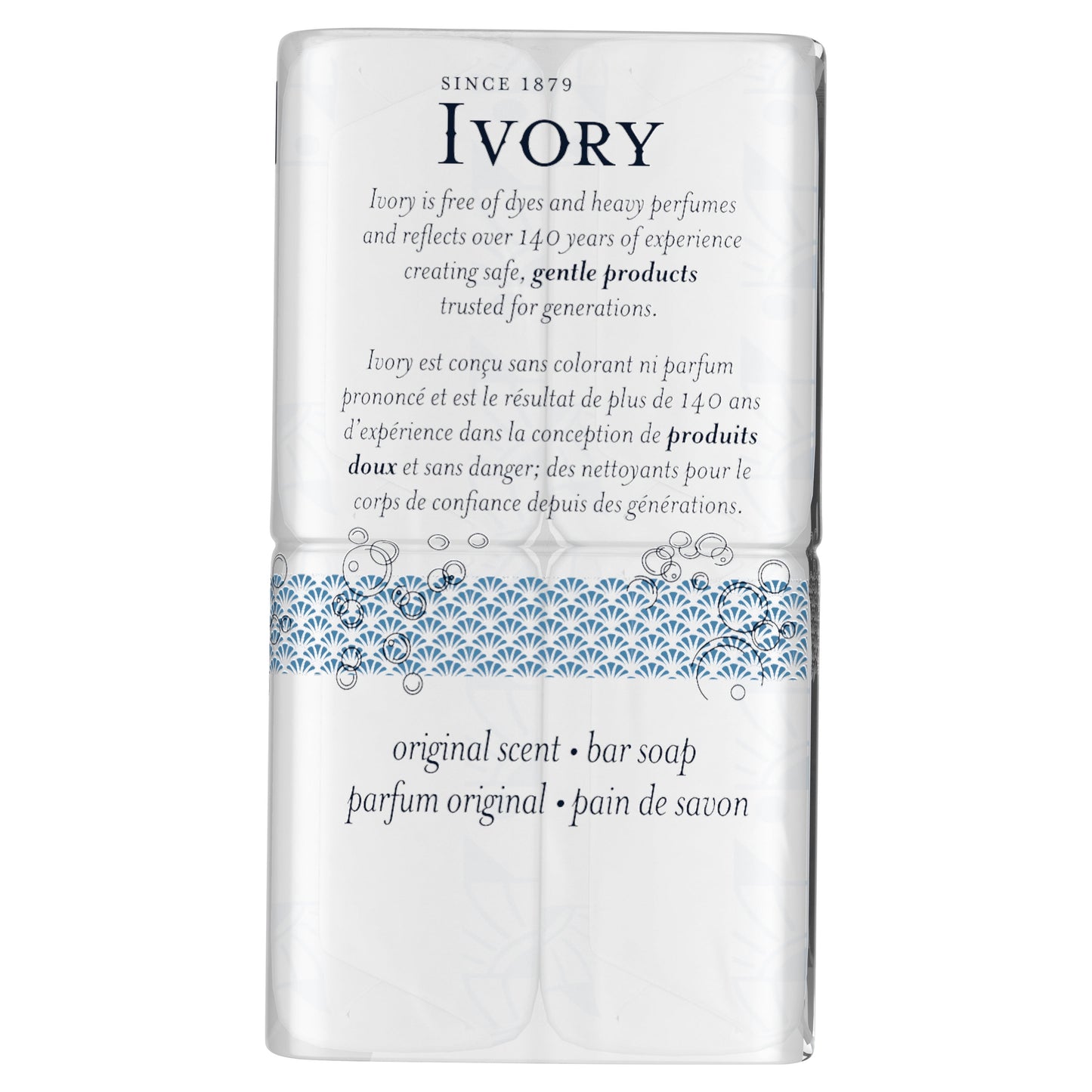 Original Scent Bar Soap for All Skin Types, 4 Count, 4 Ounces Each