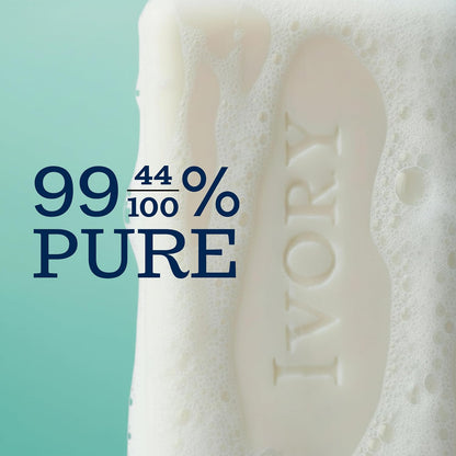 Fragrance-Free Sensitive Bar Soap for All Skin Types, 99.44% Pure Plant-Based Formula, 3.17 Oz (10 Count)