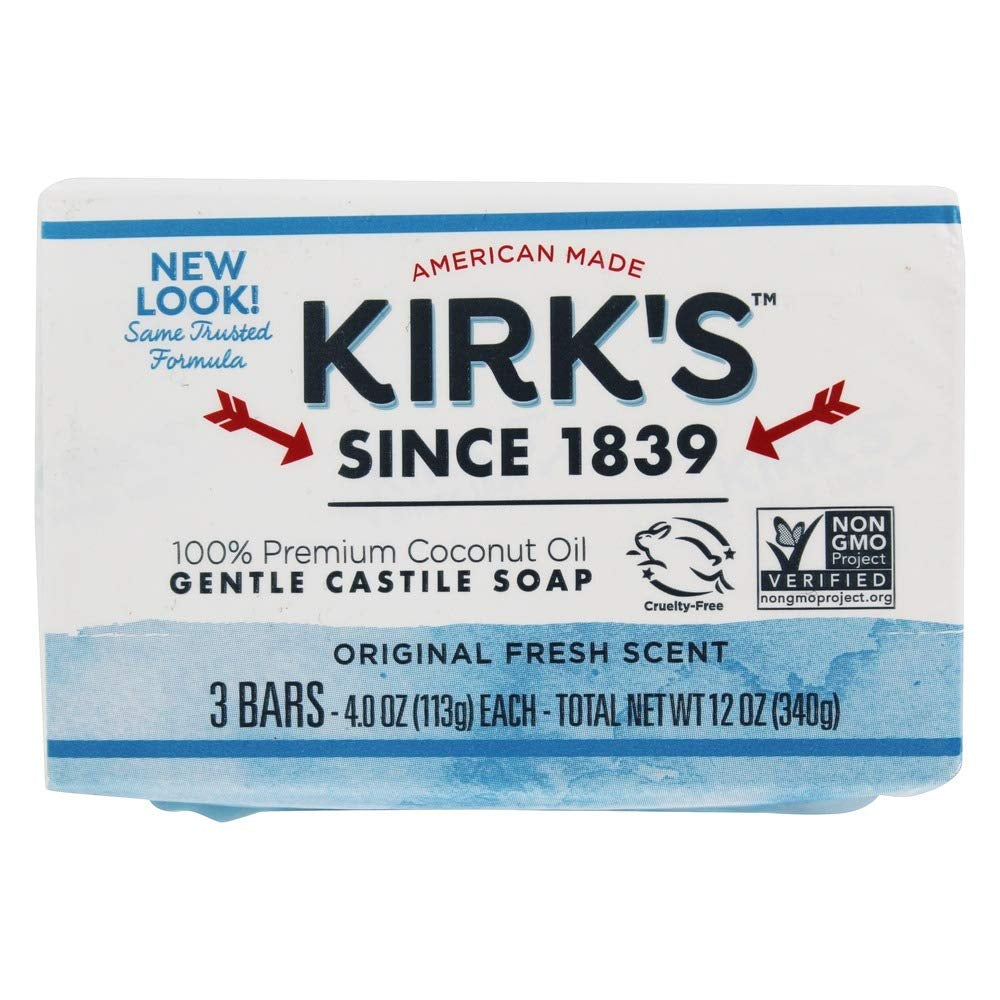 Kirk's Coco Castile Soap - Set of 3