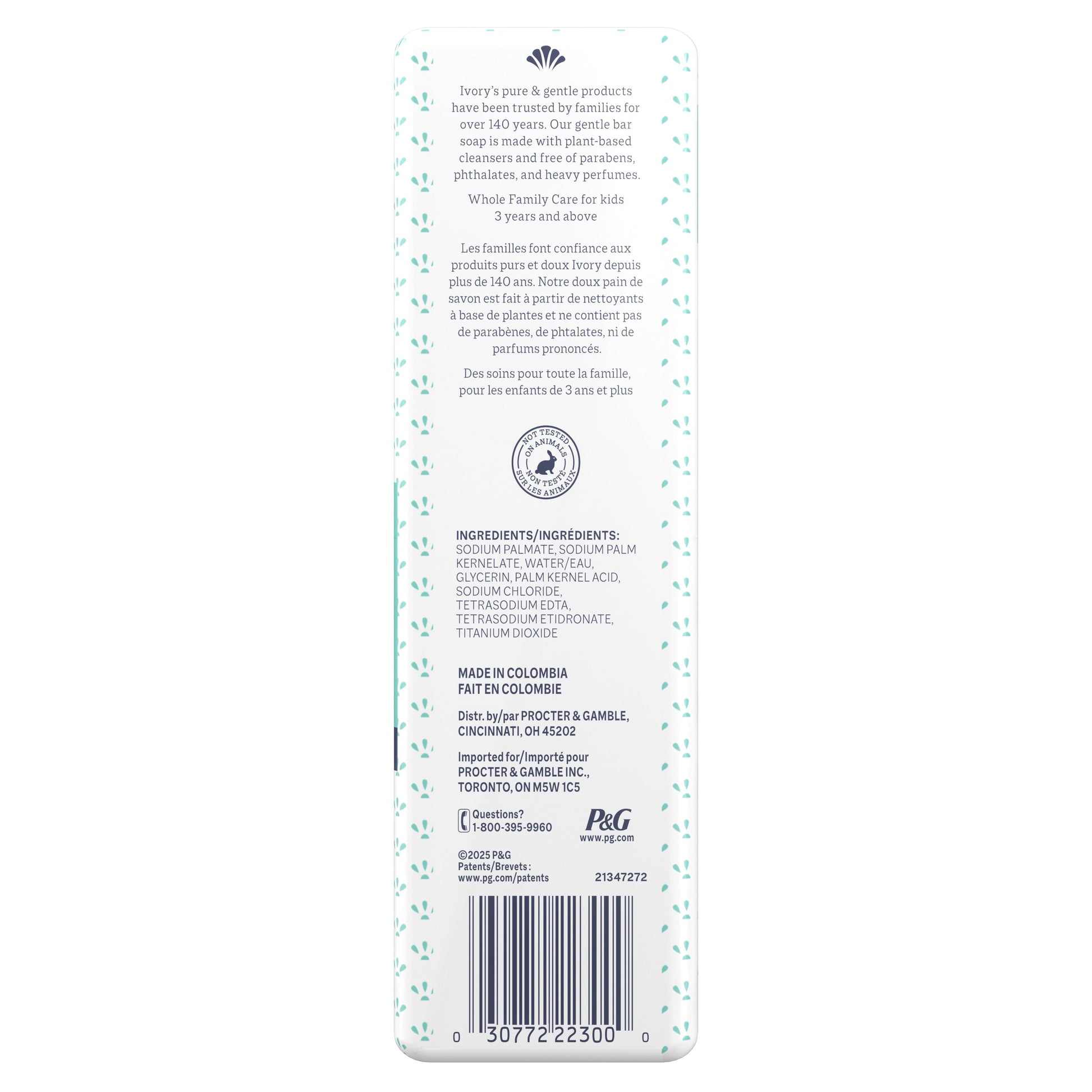 Fragrance-Free Sensitive Bar Soap, 3.17 Oz (12 Pack)