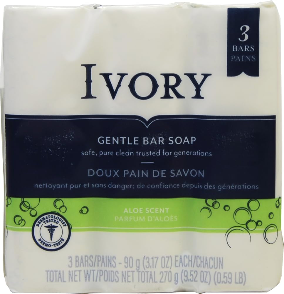 Simply Aloe Bath Bar - Pack of 3