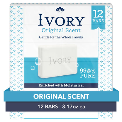 Gentle Bar Soap - Original Scent, 3.17 oz (12-Pack)