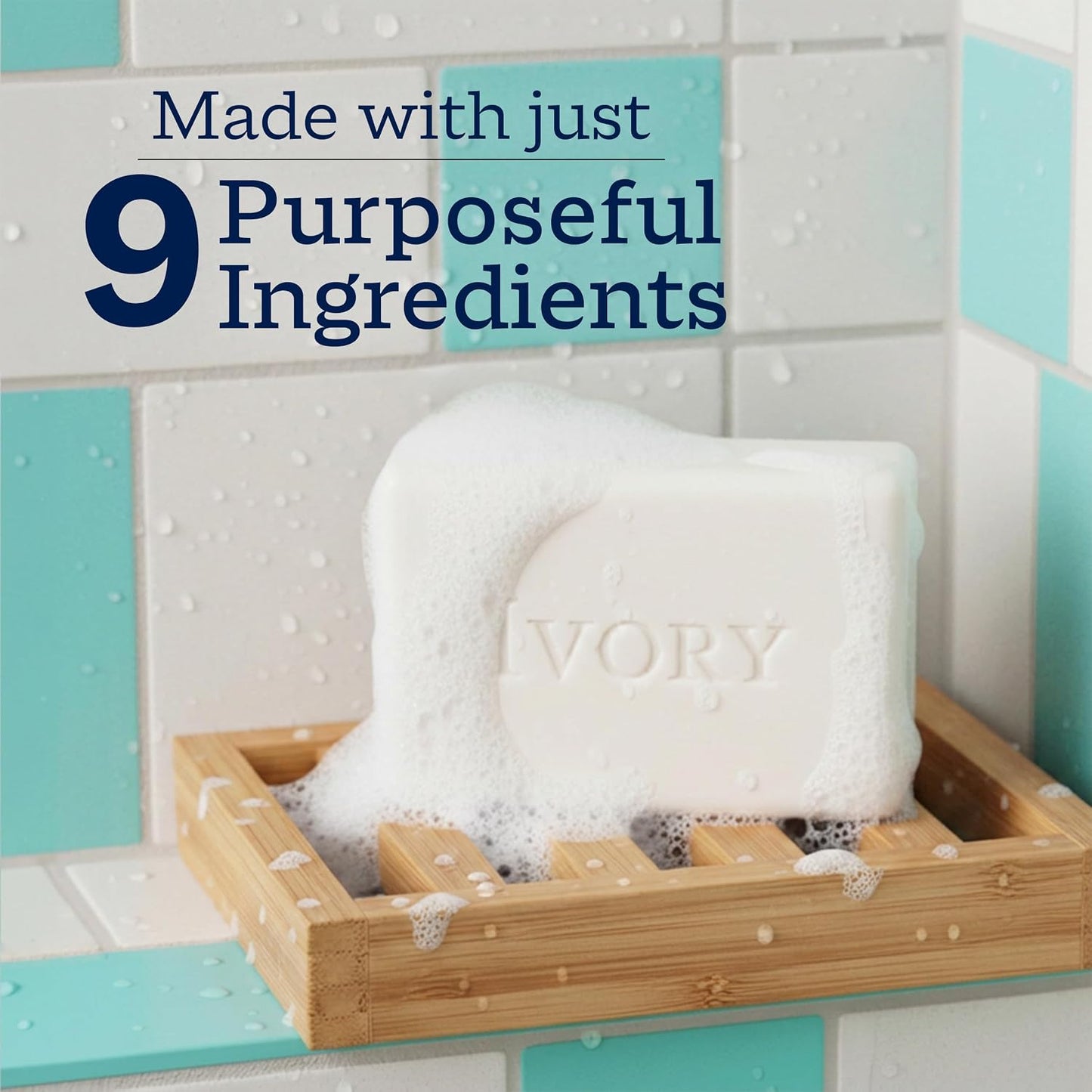 Fragrance-Free Sensitive Bar Soap for All Skin Types, 99.44% Pure Plant-Based Formula, 3.17 Oz (10 Count)